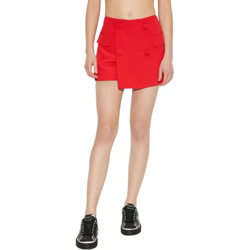 BALMAIN SS25 Casual Shorts Women's Scarlet-2