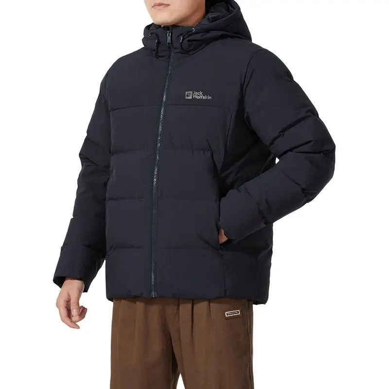 Jack Wolfskin City Outdoor Collection Down Jacket Men's Black-3