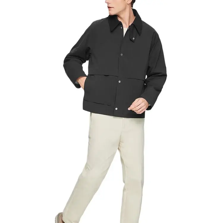 Skechers Elegant Diamond Collection Sports Lifestyle Collection Jacket Men's Carbon Black-3