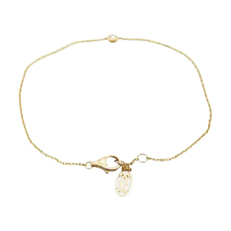 CARTIER Diamond 18K Rose Gold Bracelets Unisex Gold-1