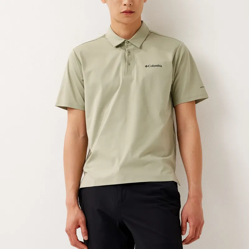 Columbia Polo Shirt Men's Green-2
