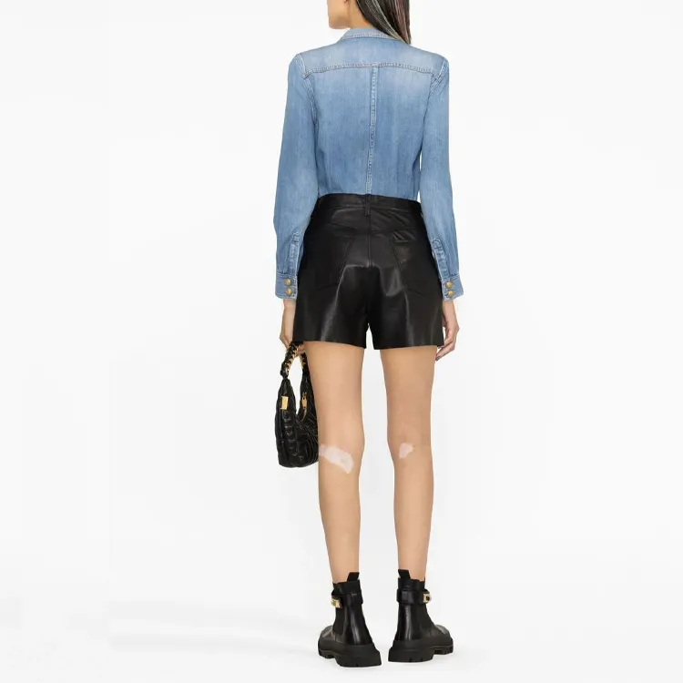 BALMAIN Shirts Women's Blue-2