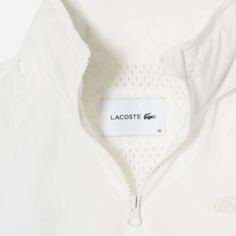 LACOSTE Jackets Coats Women's Gray White-3