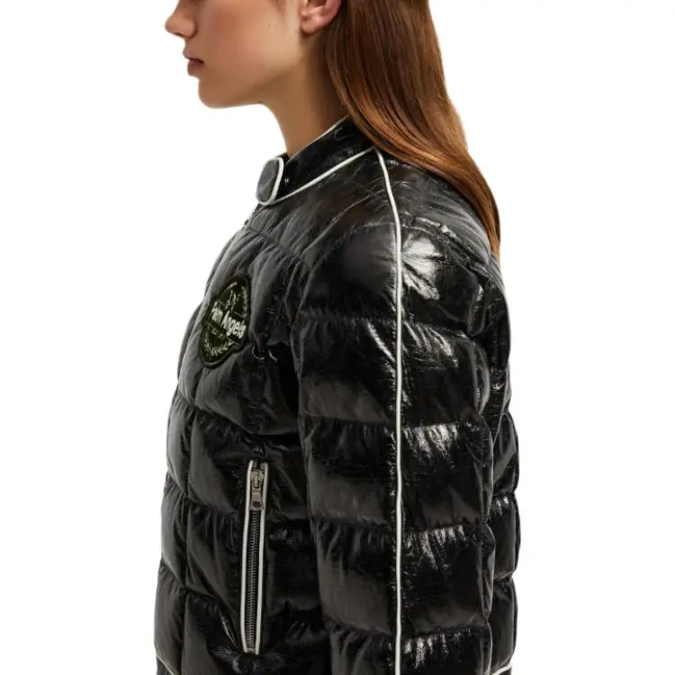 MONCLER GENIUS x PALM ANGELS Palm Angles Collaboration Collection FW24 Flykra Down Jacket Women's Black-4