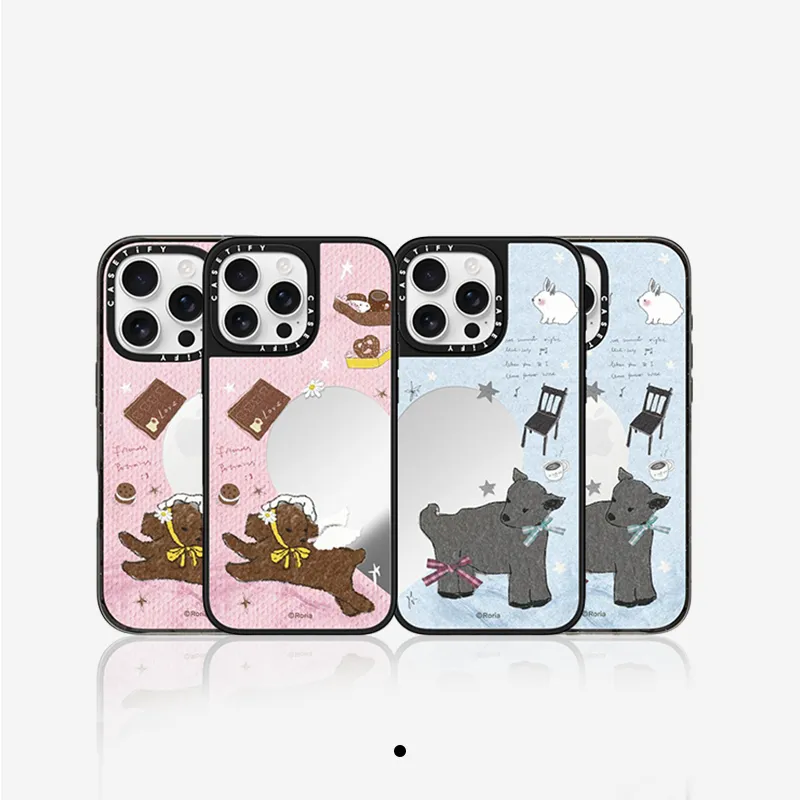CASETIFY PC+TPU Material Roria Coffee&Cookie Phone Cases Compatible With IPhone 15/16 Collection-2