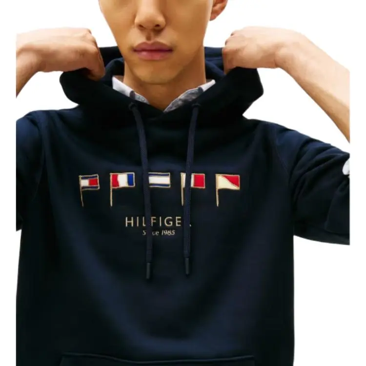 Tommy Hilfiger SS25 Sweatshirt Unisex Marine Blue-4