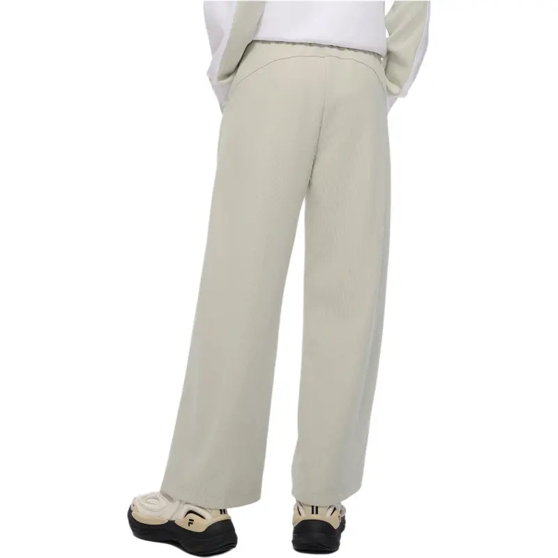 FILA FUSION Knitted Sports Pants Women's Turbulent Gray-4
