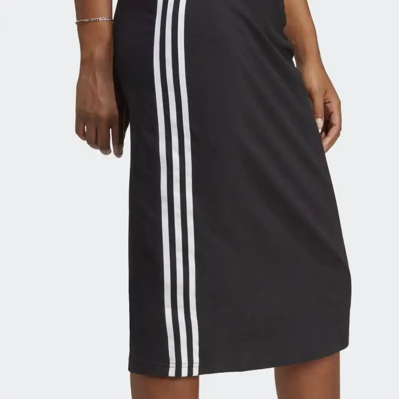 Adidas Originals ADICOLOR CLASSICS 3 STRIPES Slip Dresses Women's Black-4