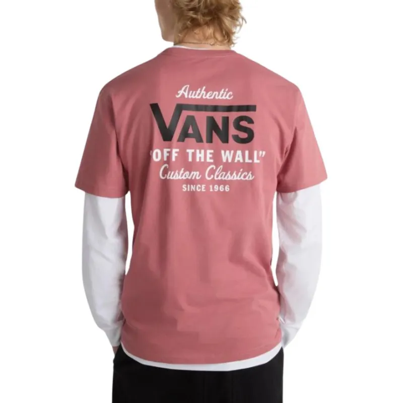 Vans T Shirts Men Pink-3