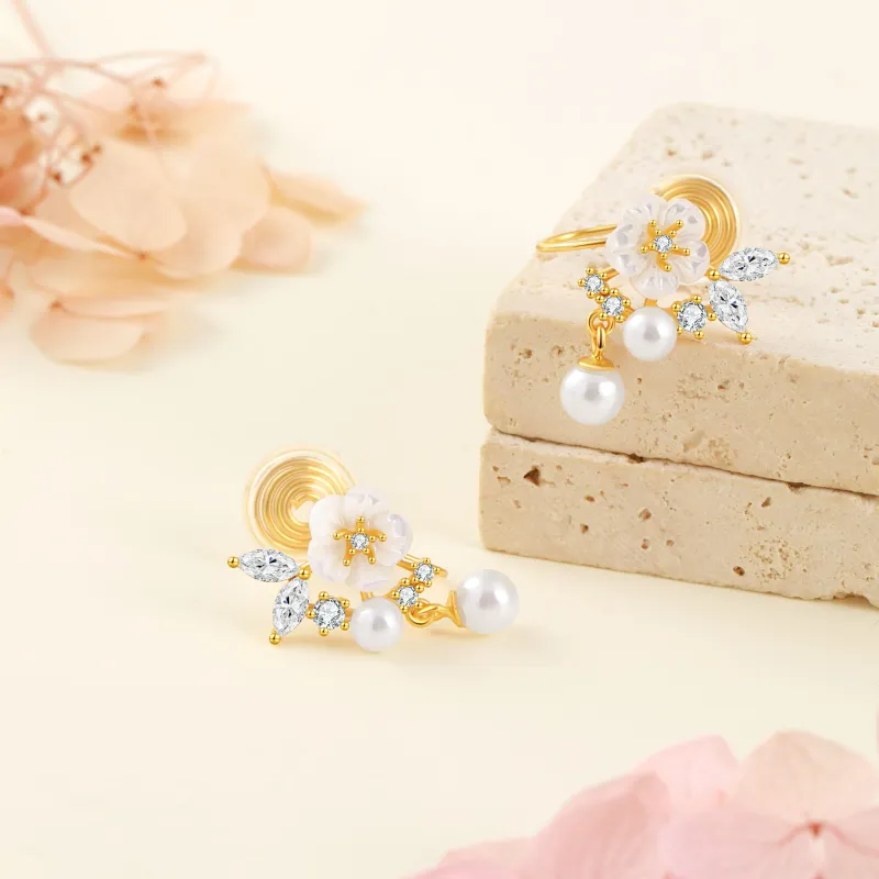 Hurry That Year S925 Silver Clip On Earrings Women's-2