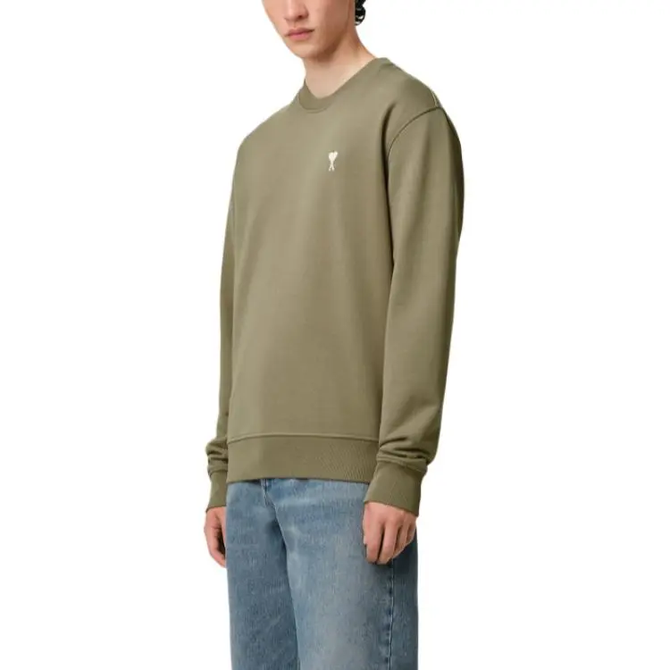 AMIPARIS Paris Ami De Coeur Logo Embroidered Crewneck Sweatshirt-3
