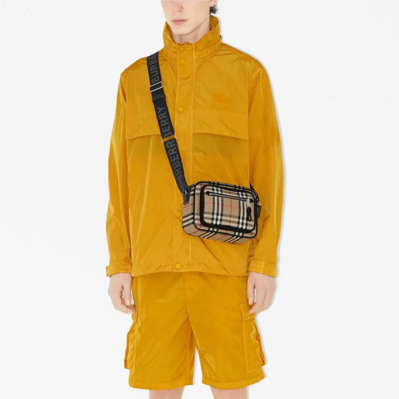 Burberry Vintage Calfskin Camera Bag Shoulder Bag Crossbody Bag Unisex Archive Yellow-8