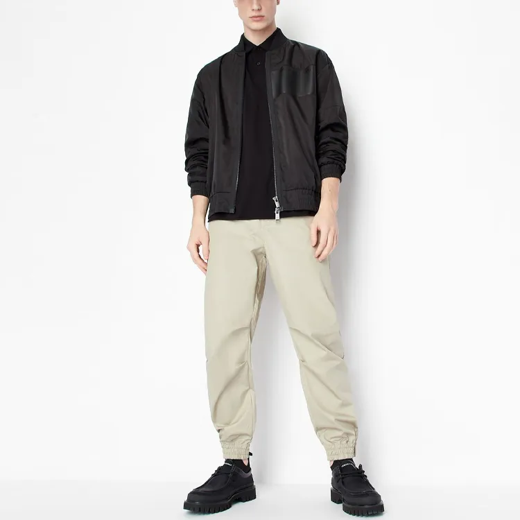 ARMANI EXCHANGE Polo Shirts Men Black-1