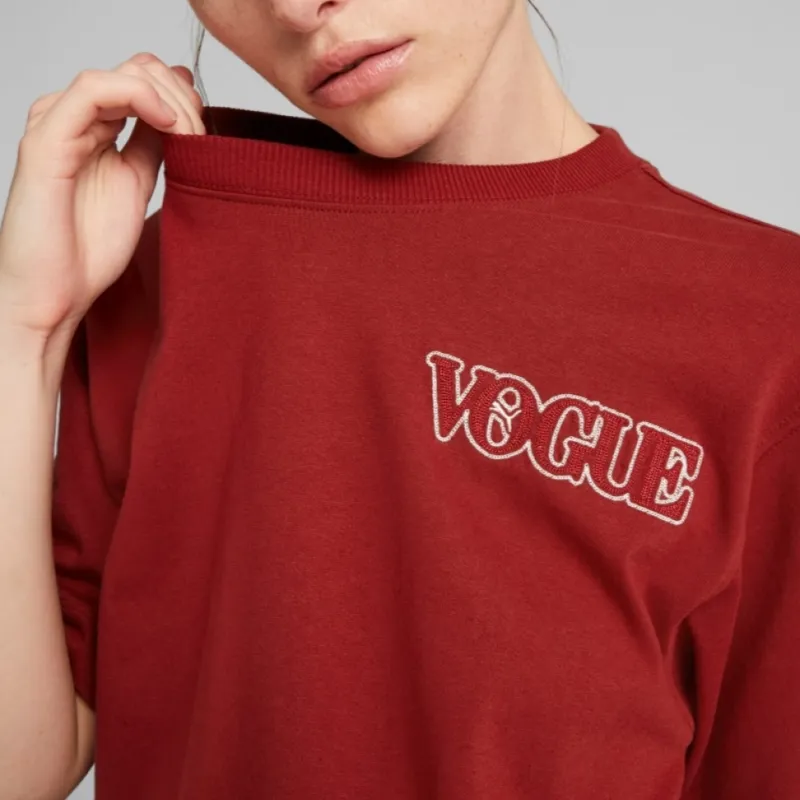 Vogue X PUMA X Vogue T-Shirts Women's Red-3