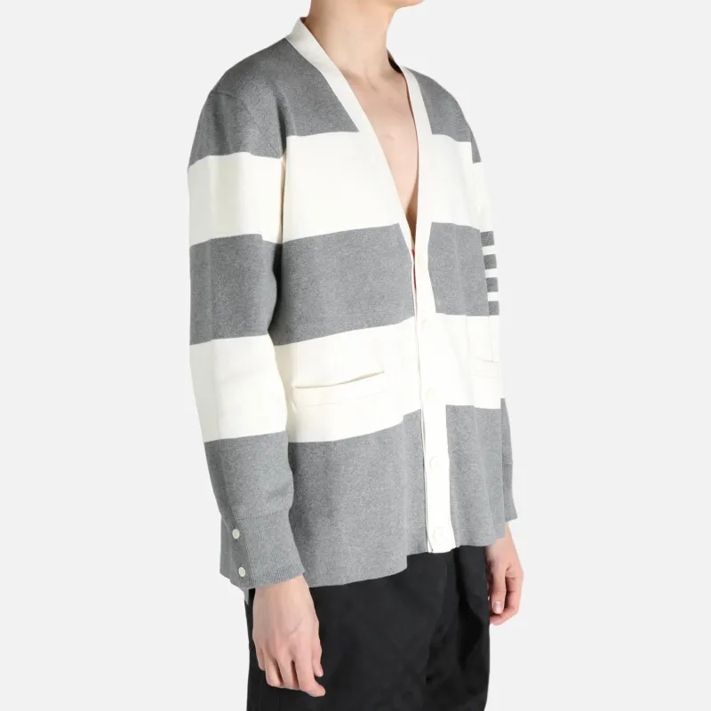 THOM BROWNE Striped Cardigan-1