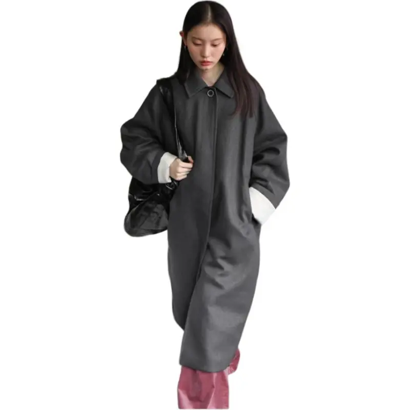 SUPERSCAPE Coats Women's Black Gray-2