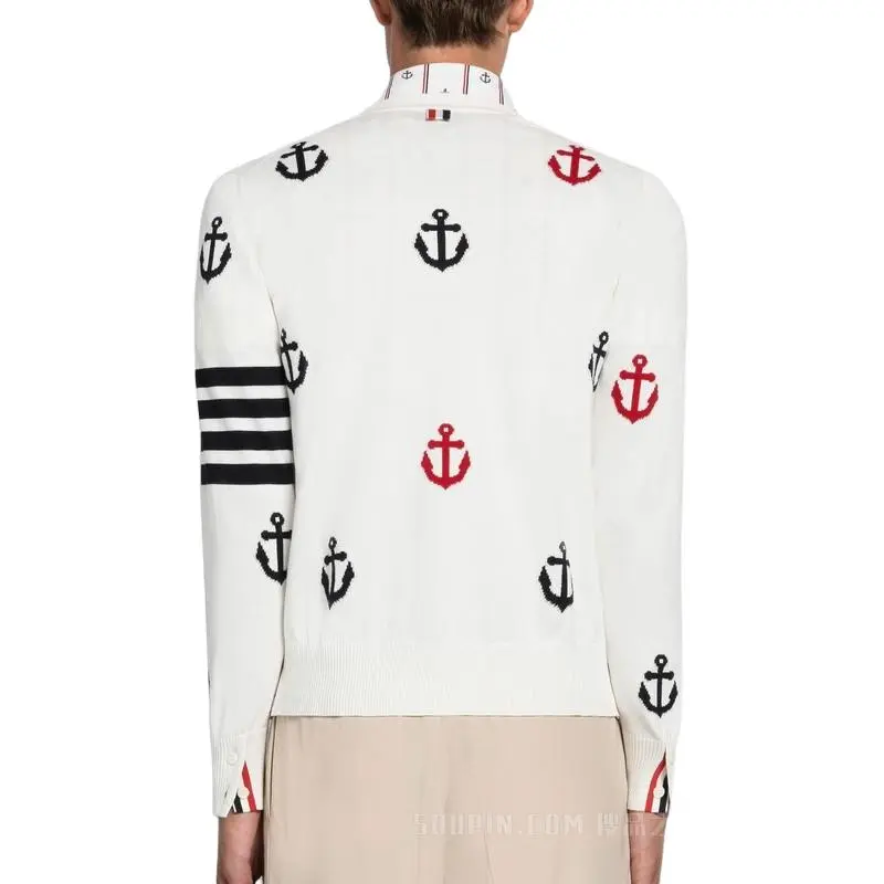 THOM BROWNE Sweaters Men White-3