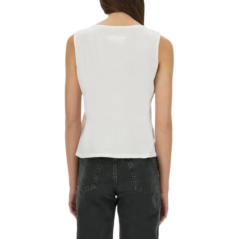 MM6 Maison Margiela SS25 Tank Top Women's White-1