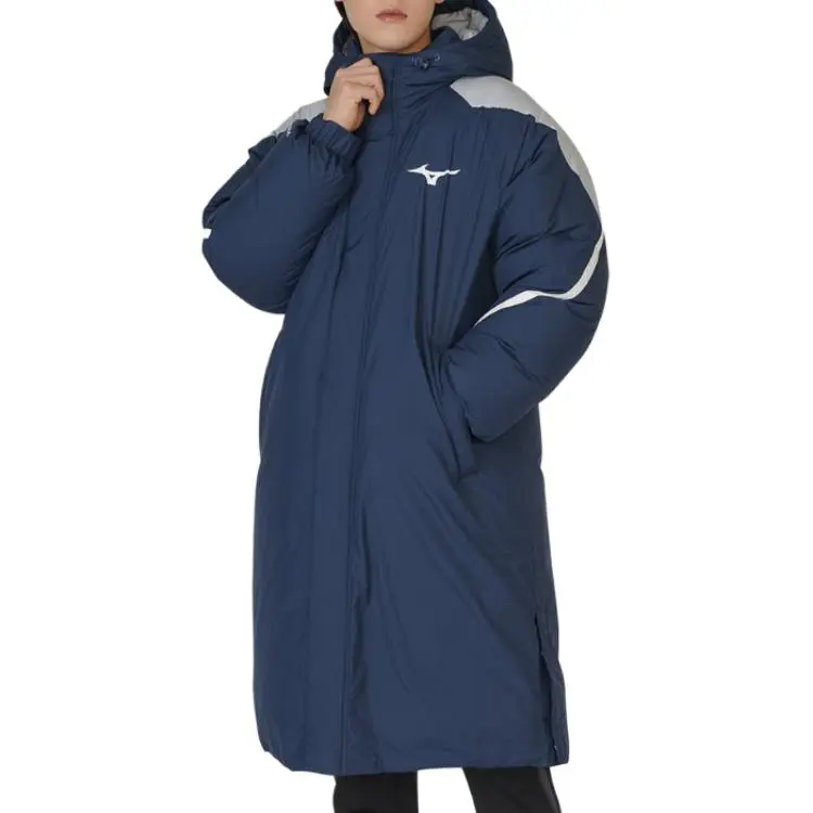 Mizuno Down Jackets Men Blue-4