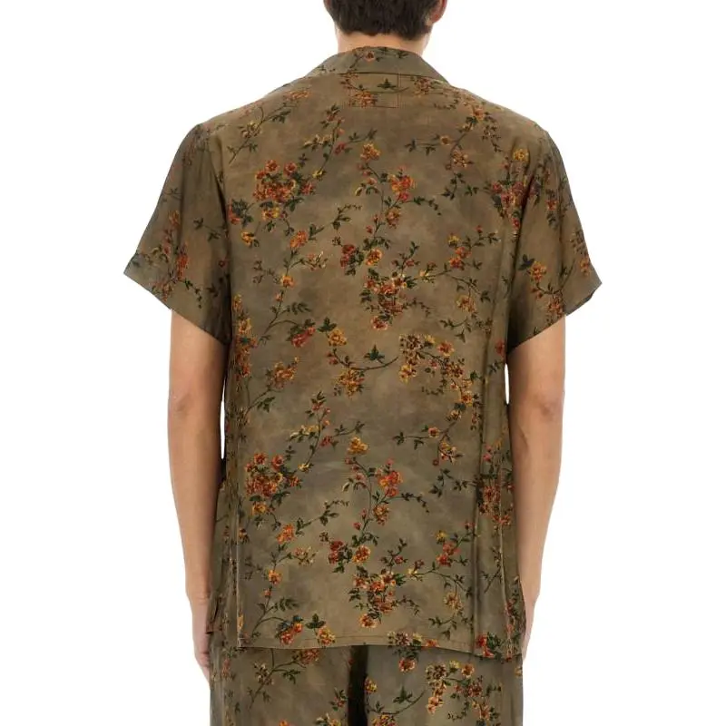 UMA WANG Motif Printed Short Sleeved Shirt-1
