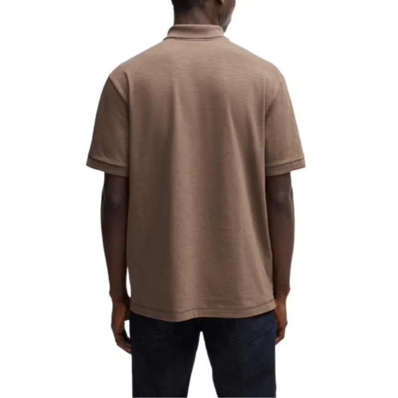 HUGO BOSS SS25 Polo Shirt Men's Brown-3