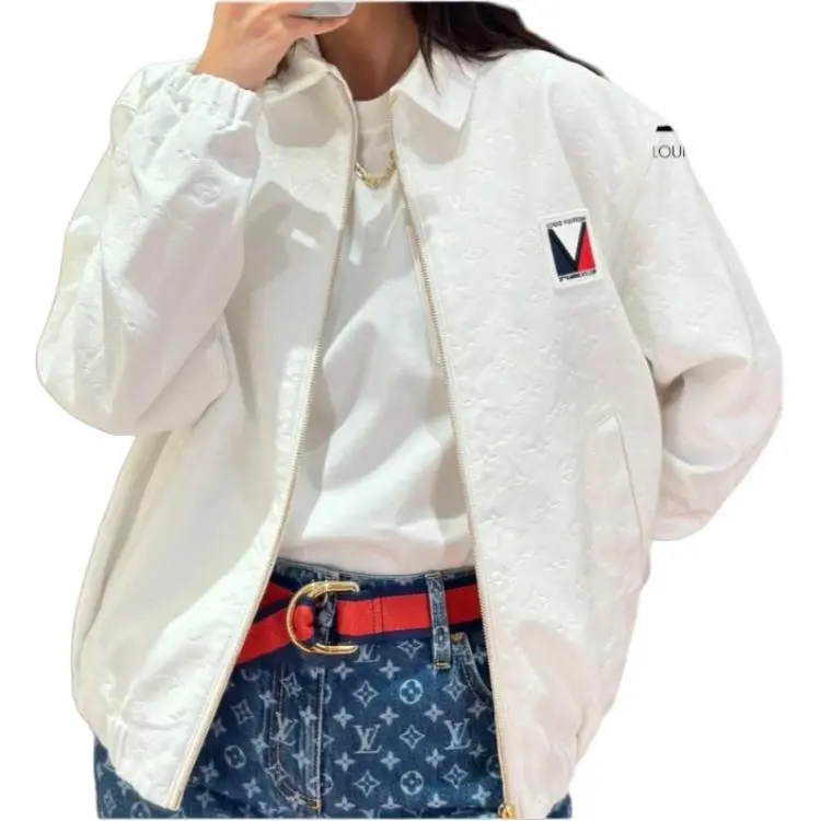 LOUIS VUITTON Lv X Ac Embossed Monogram Bomber Jacket-1