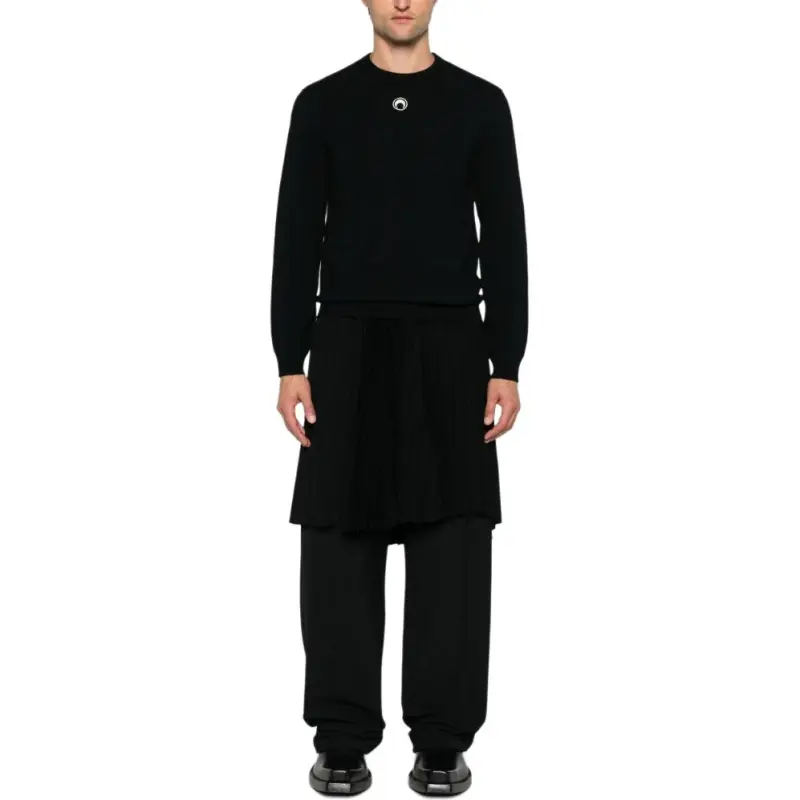 Marine Serre Moon Jacquard Crewneck Sweatshirt-2