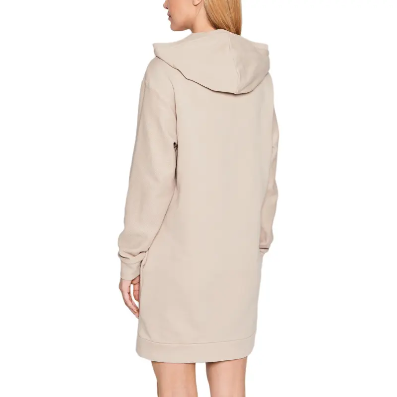 ARMANI EXCHANGE Long Sleeved Dresses Women's Dark Beige-3