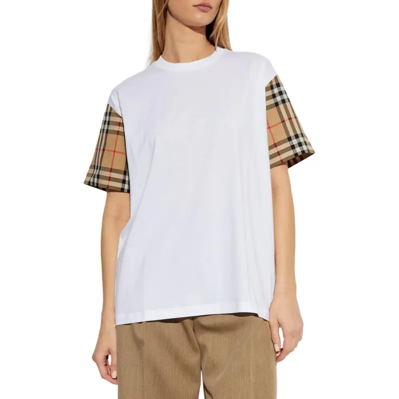 Burberry Vintage Checked Crewneck T Shirt-2