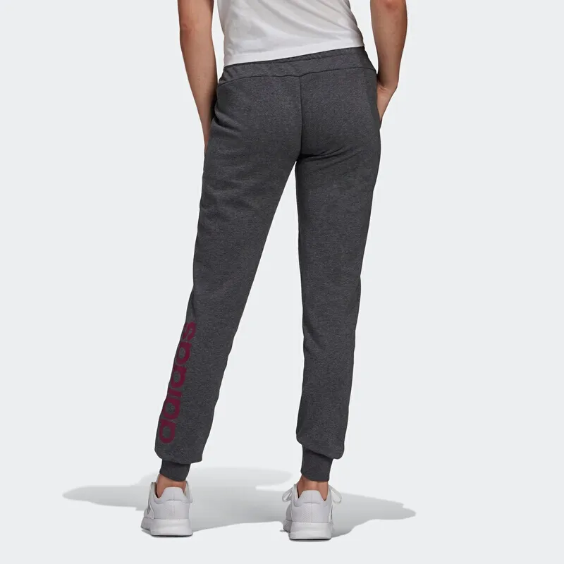 Adidas Casual Pants Women's Dark Heather Gray-2