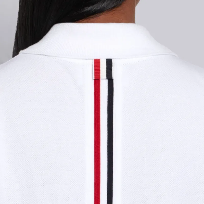 THOM BROWNE Sleeveless Dresses Women's White-4