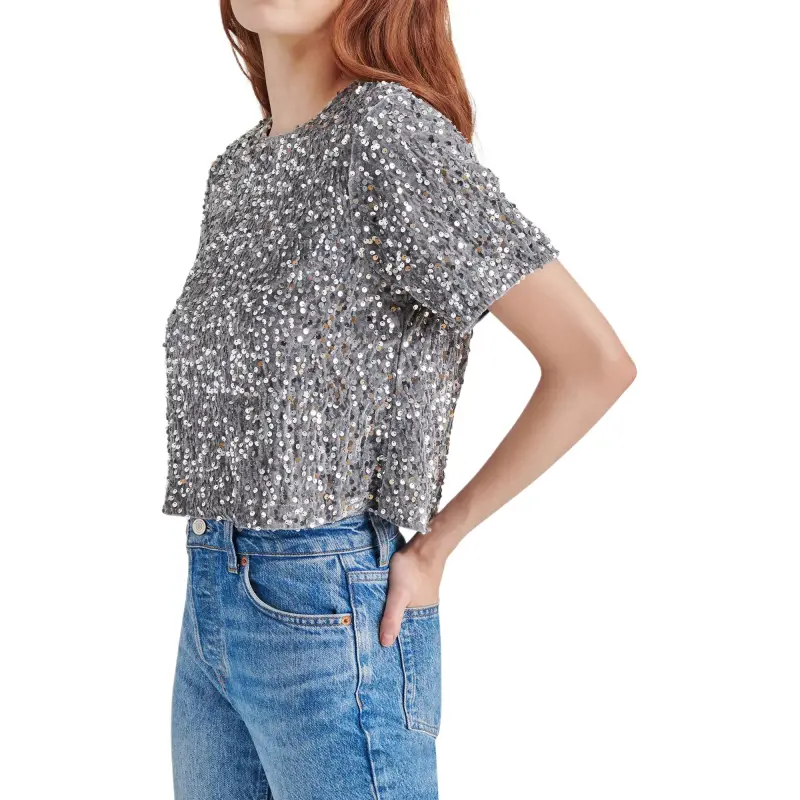 STEVE MADDEN T Shirt Women's Gray-2