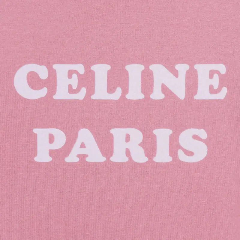 CELINE T Shirts Women's Pink-2