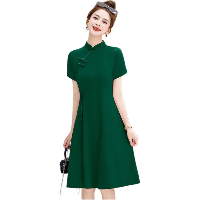 Fele.d Short Sleeved Dress Women's-5