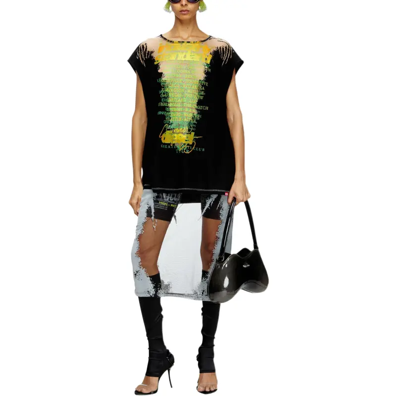 DIESEL Tank Tops Unisex Black-1
