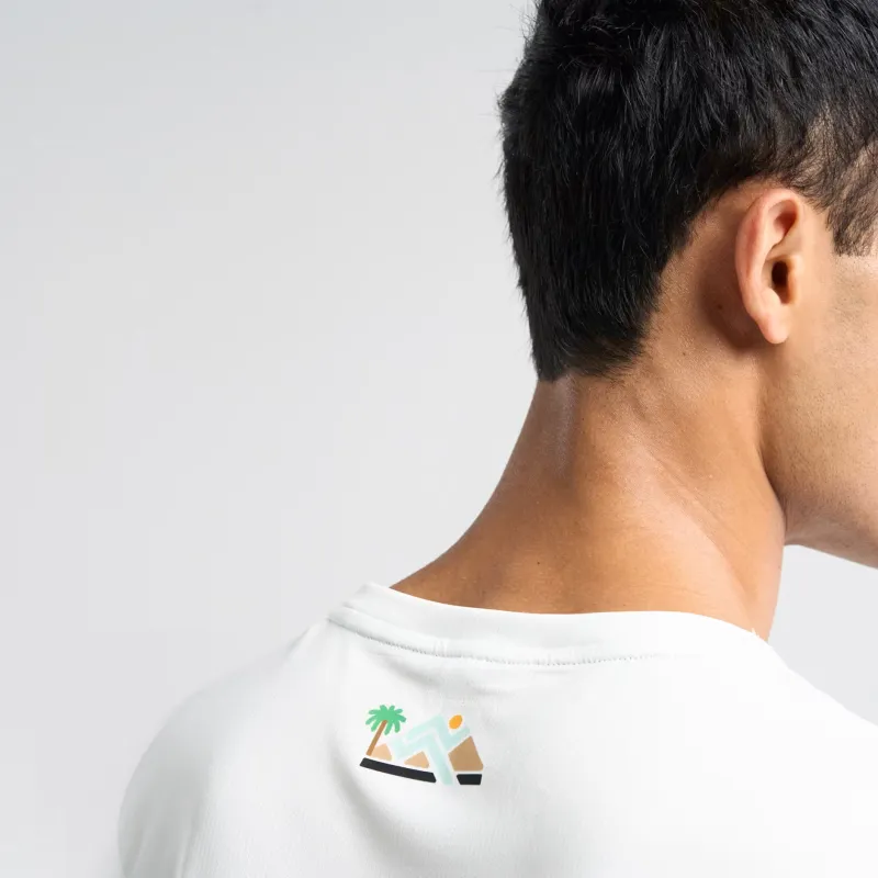 Adidas RunnerAdizero T-Shirt Men's White/Yellow-3
