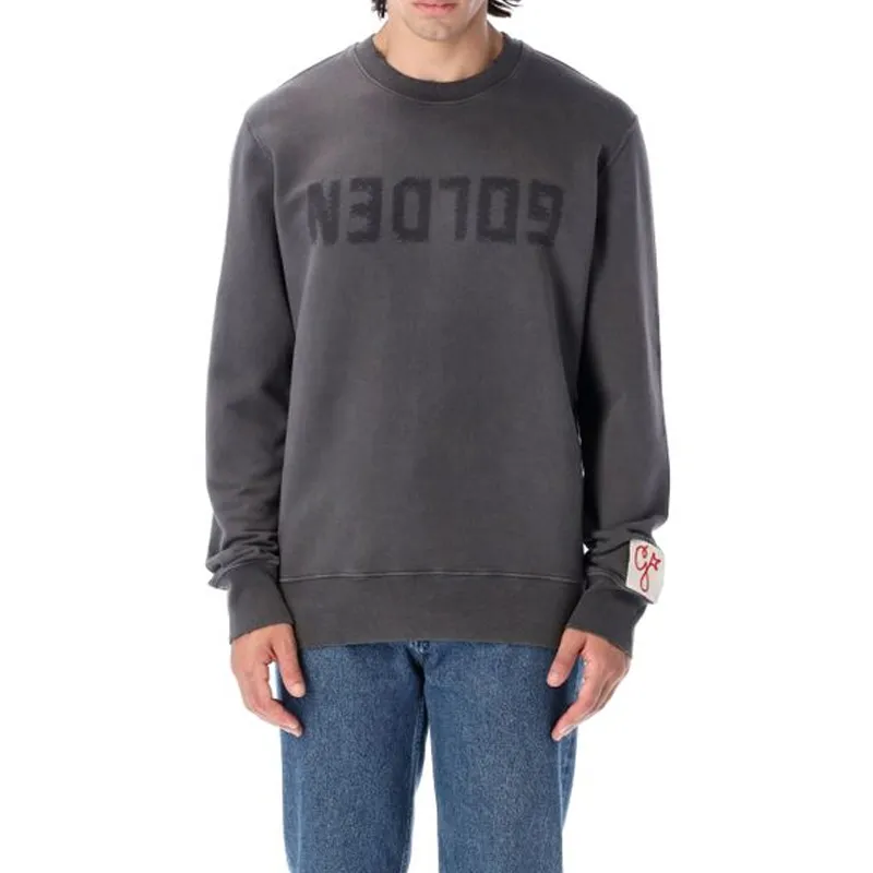 Golden Goose Deluxe Brand Logo Printed Crewneck Sweatshirt-2