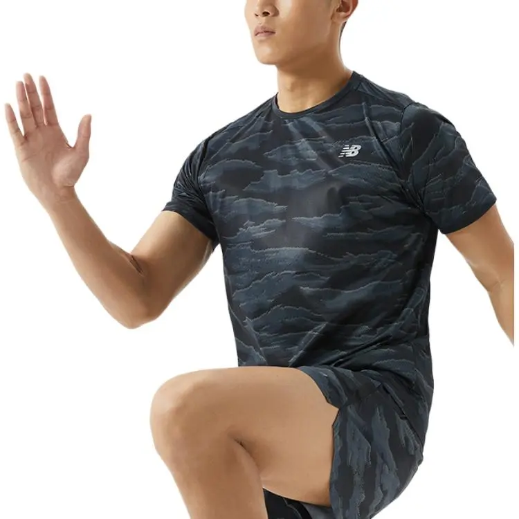 New Balance T Shirt Men's Dark Blue-4