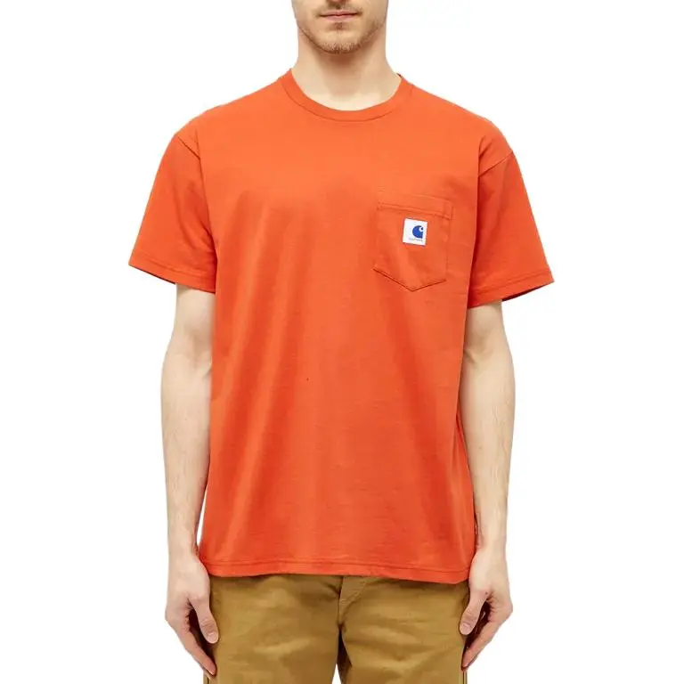 Sophnet. X Carhartt WIP T Shirts Unisex Orange-4