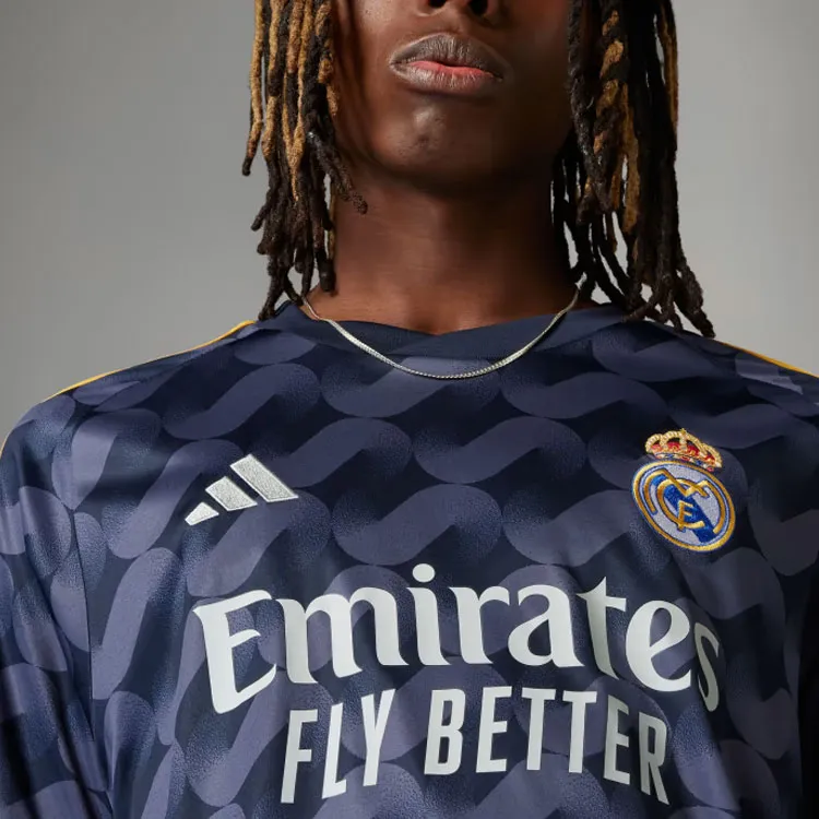 Adidas Real Madrid Soccer Jerseys Men Dark Blue-5