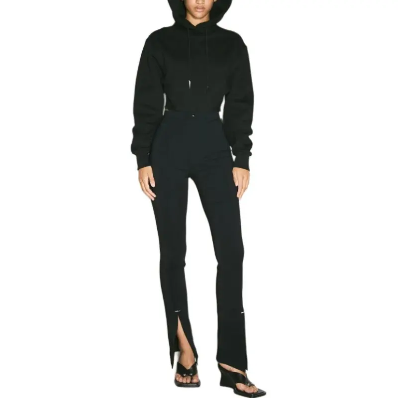 Mugler Fleece Hoodie Bodysuit-1