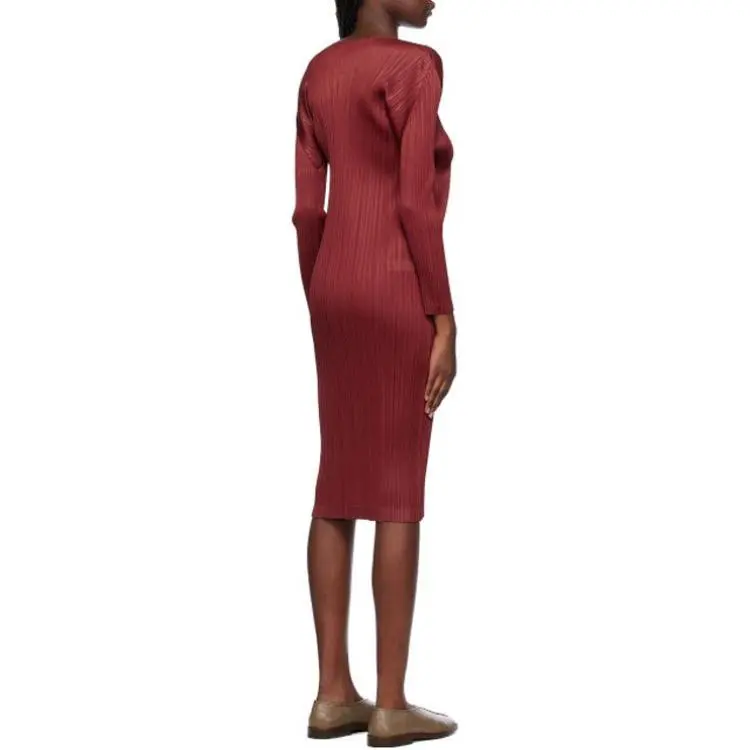 ISSEY MIYAKE November Pleated Dress-1