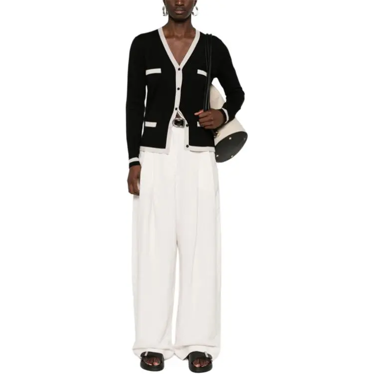 MaxMara Kenya V Neck Buttoned Cardigan-2