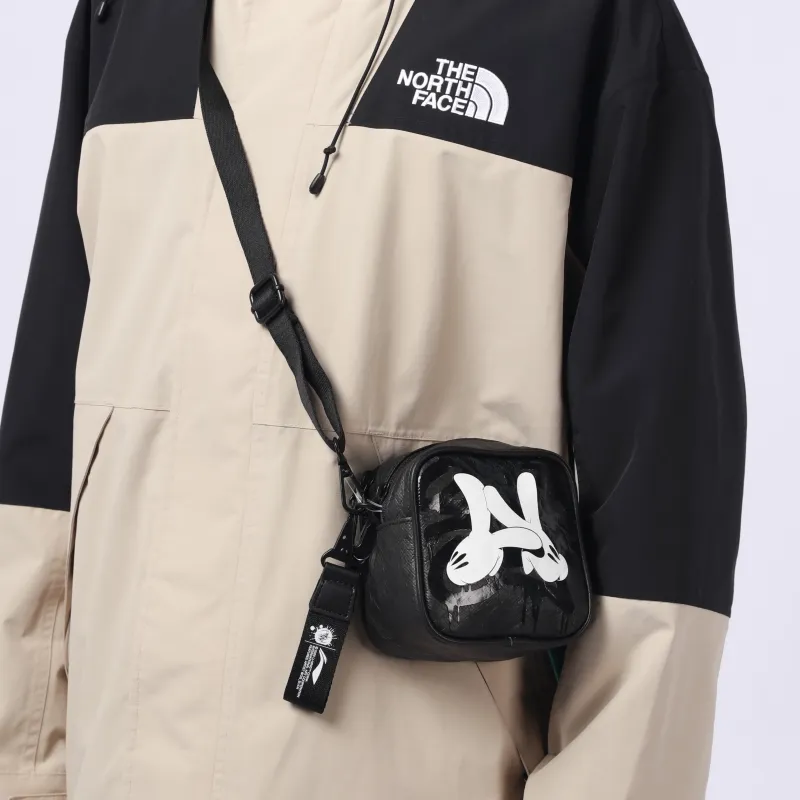 LiNing OG_SLICK Collaboration Polyethylene Small Square Bag Shoulder Bag Crossbody Bag Regular Unisex Black-5
