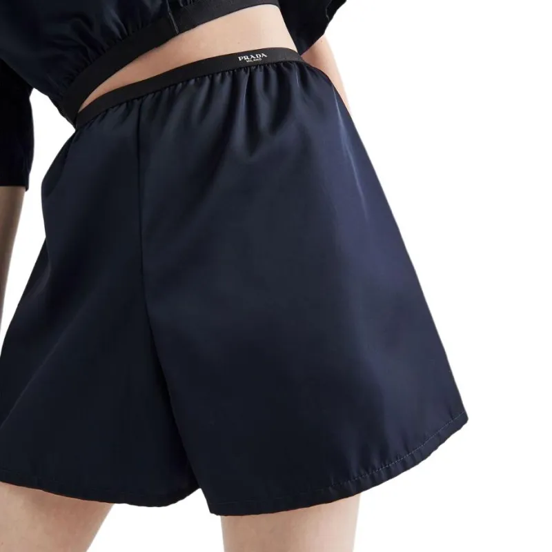 PRADA Re Nylon Elasticated Waistband Shorts-2