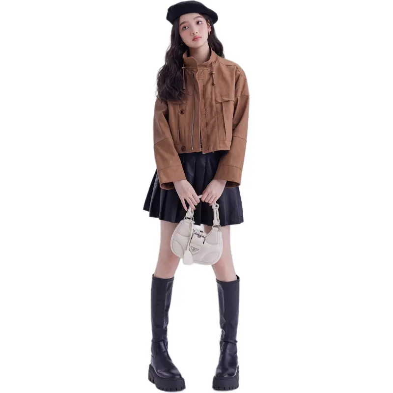 DEAR DEER PUFF Jackets Coats Women's Brown-5