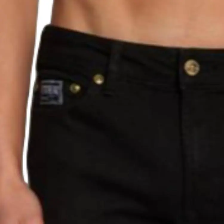 VERSACE JEANS Logo Patch Skinny Jeans-6