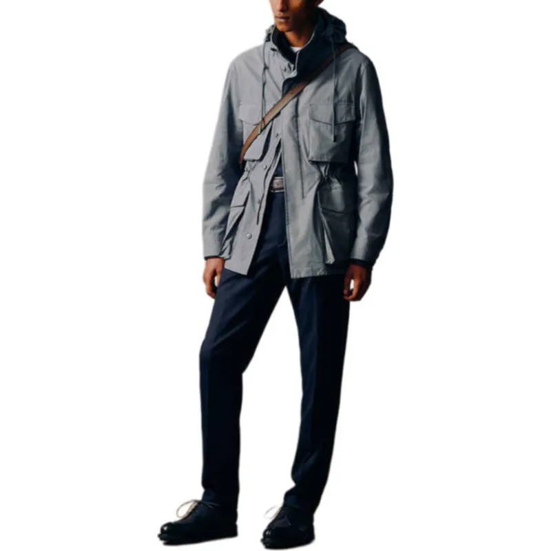 BERLUTI SS25 Jackets Coats Men's Cyrus Forest Green-3