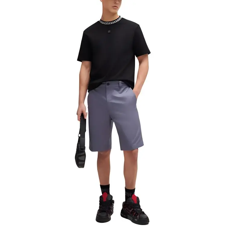 HUGO BOSS T Shirts Men Black-3
