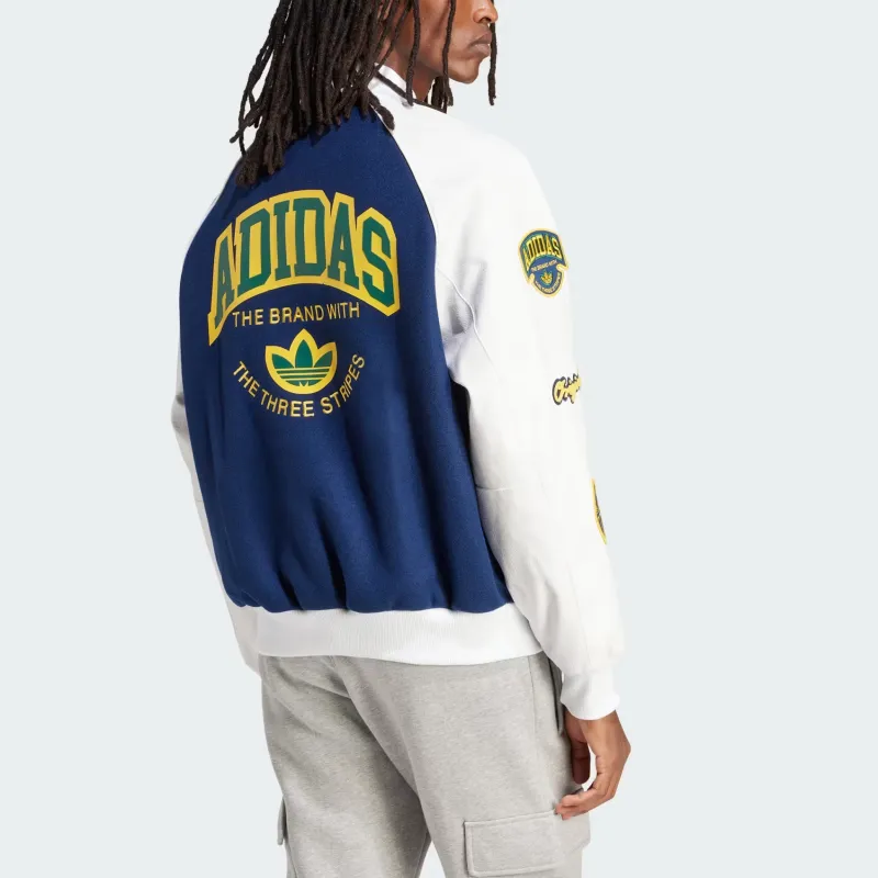 Adidas Originals VRCT Jacket Jackets Coats Men's Dark Indigo-3